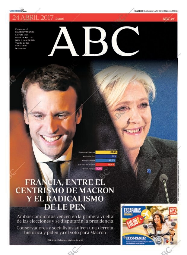 ABC MADRID 24-04-2017 página 1