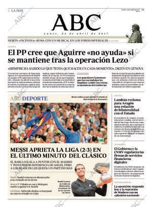 ABC MADRID 24-04-2017 página 2