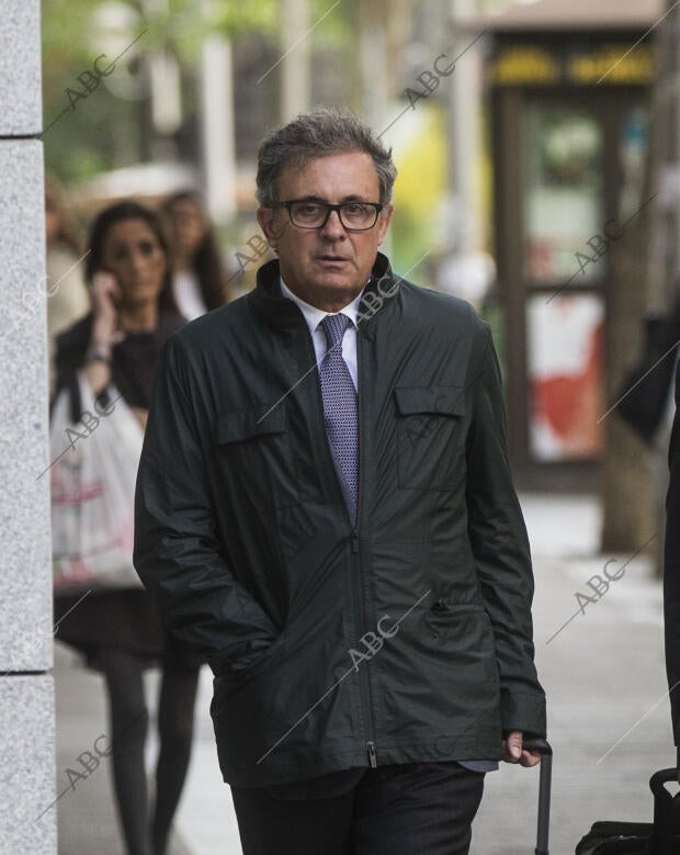 Entrada en la audiencia nacional de Jordi Pujol