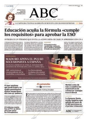 ABC MADRID 28-04-2017 página 2
