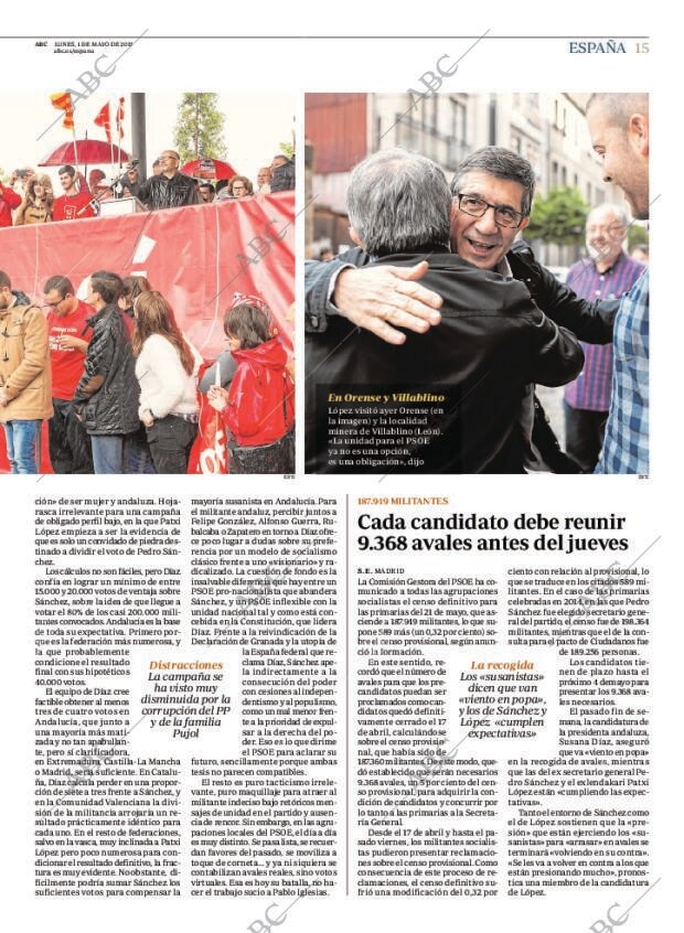 ABC MADRID 01-05-2017 página 15