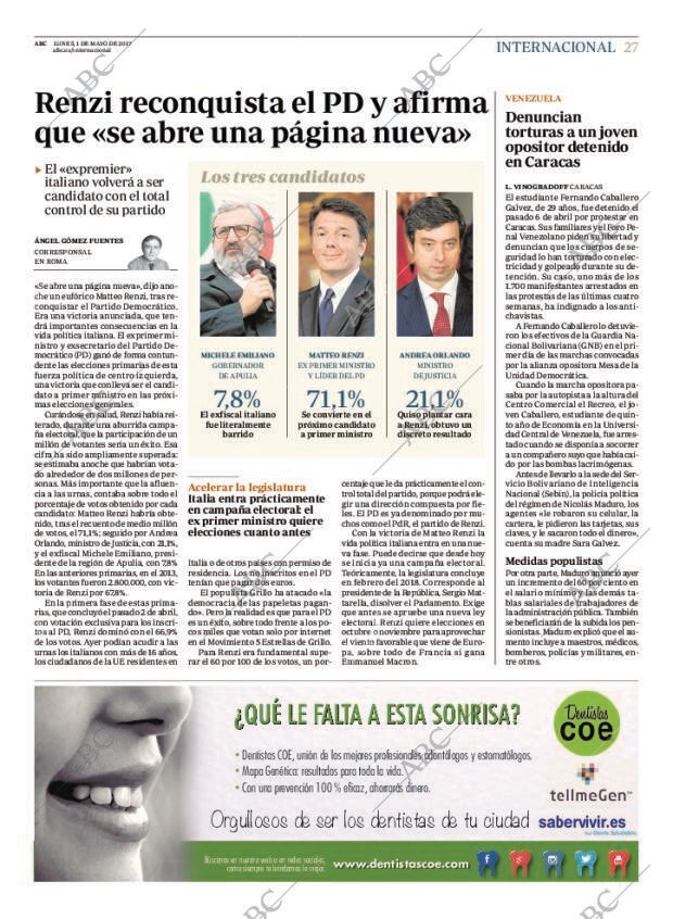 ABC MADRID 01-05-2017 página 27