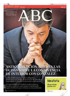 ABC MADRID 10-05-2017 página 1