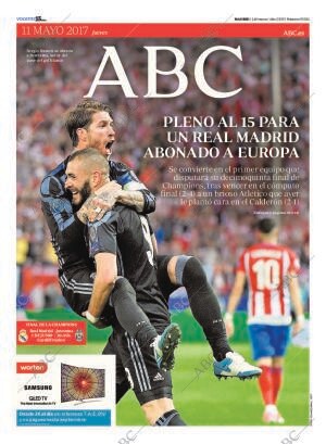 ABC MADRID 11-05-2017 página 1