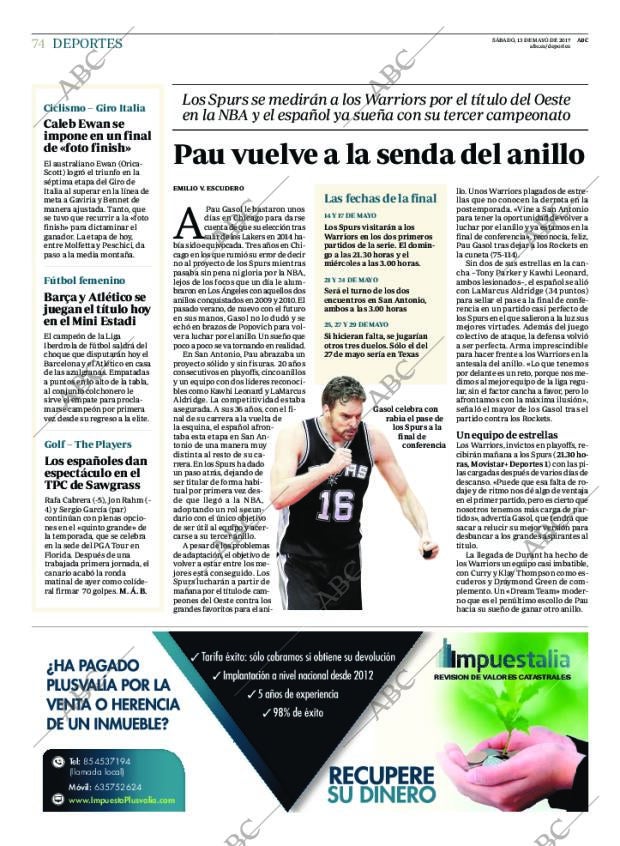ABC CORDOBA 13-05-2017 página 74