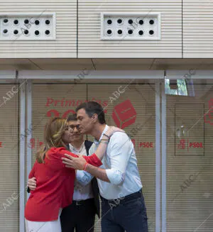 bate de Primarias en el Psoe, con Patxi López, Susana Díaz y Pedro Sánchez