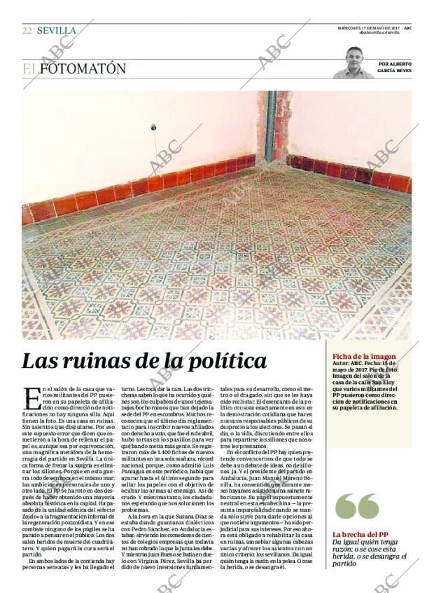 ABC SEVILLA 17-05-2017 página 22