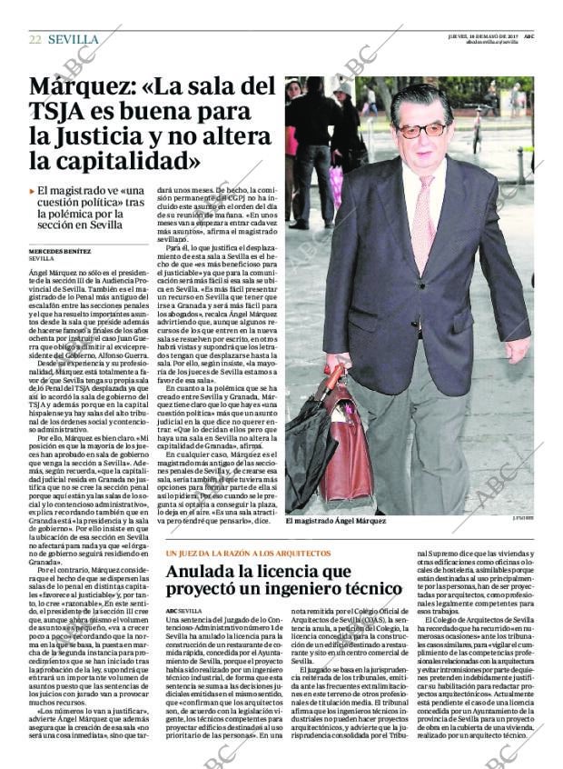 ABC SEVILLA 18-05-2017 página 22