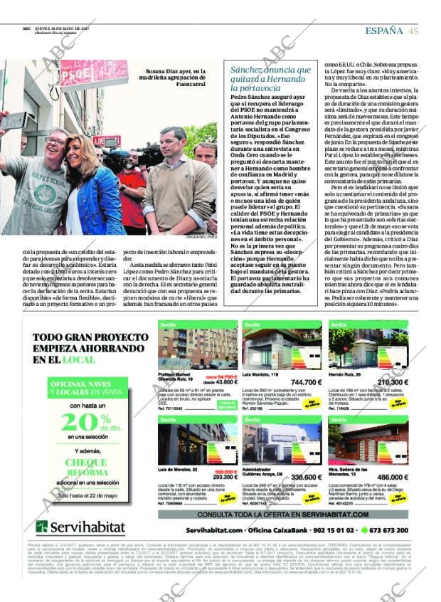 ABC SEVILLA 18-05-2017 página 45