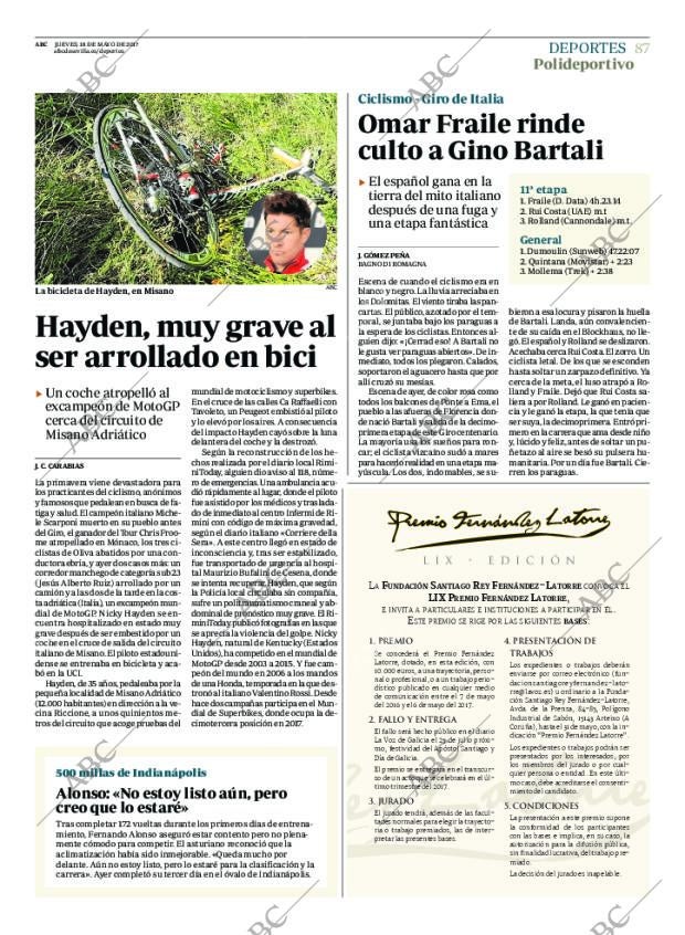ABC SEVILLA 18-05-2017 página 87