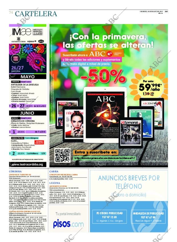 ABC CORDOBA 19-05-2017 página 74