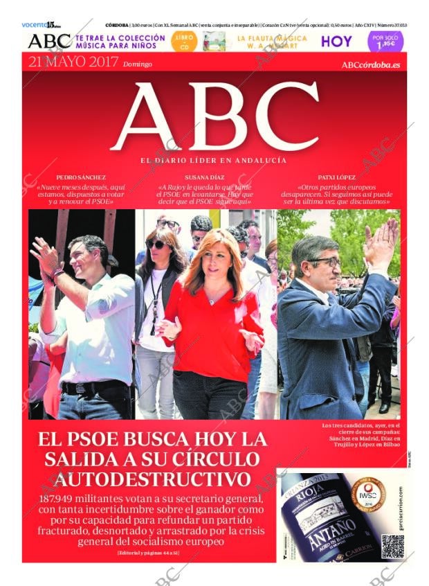 ABC CORDOBA 21-05-2017 página 1