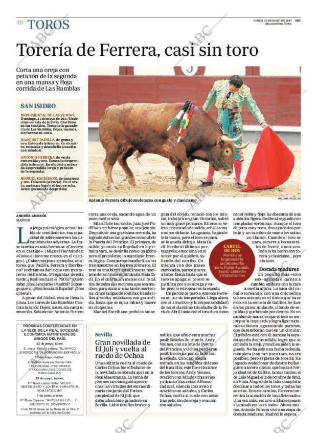 ABC MADRID 22-05-2017 página 48