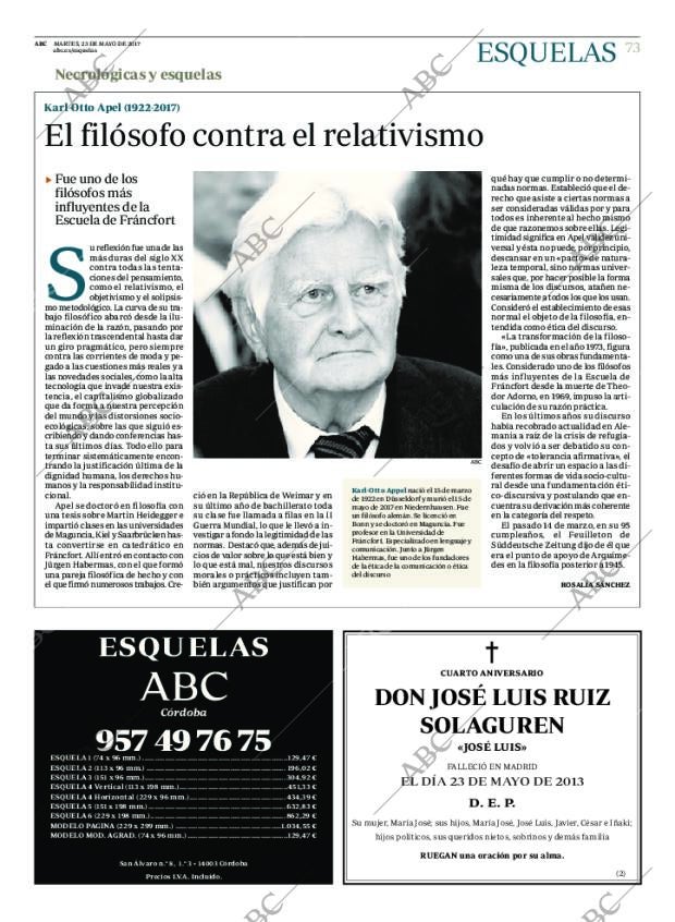 ABC CORDOBA 23-05-2017 página 73