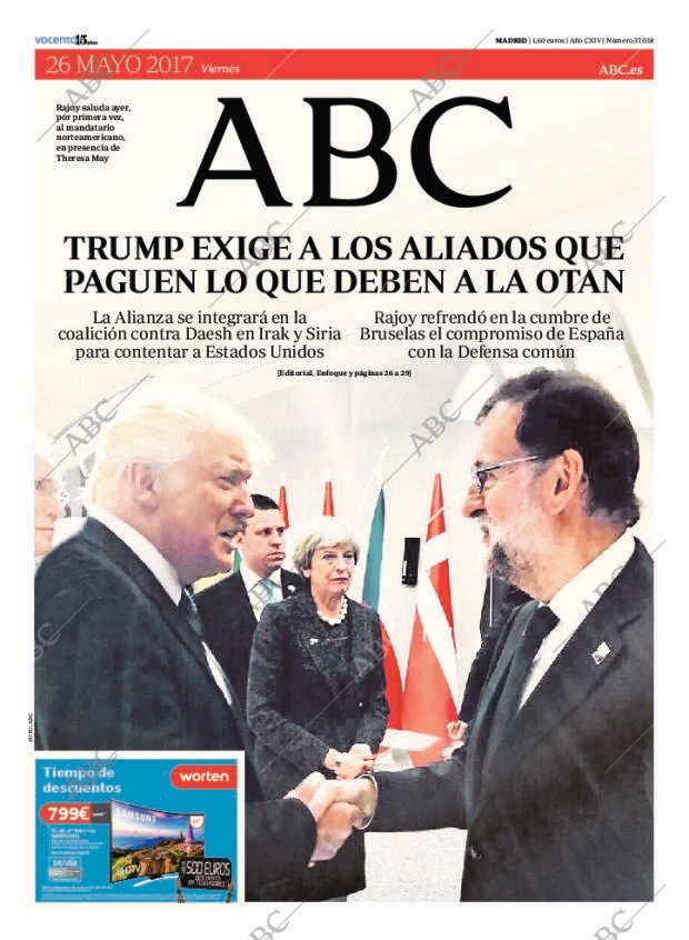 ABC MADRID 26-05-2017 página 1