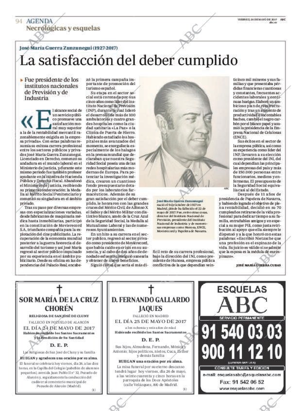 ABC MADRID 26-05-2017 página 94
