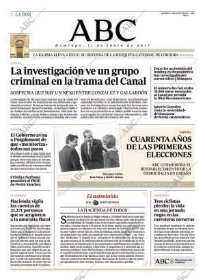 ABC MADRID 11-06-2017 página 2