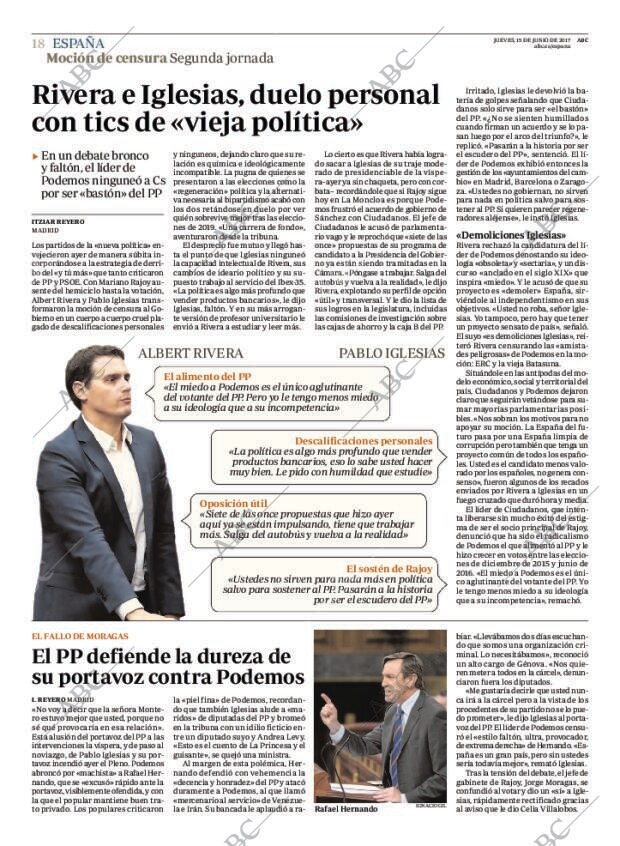 ABC MADRID 15-06-2017 página 18