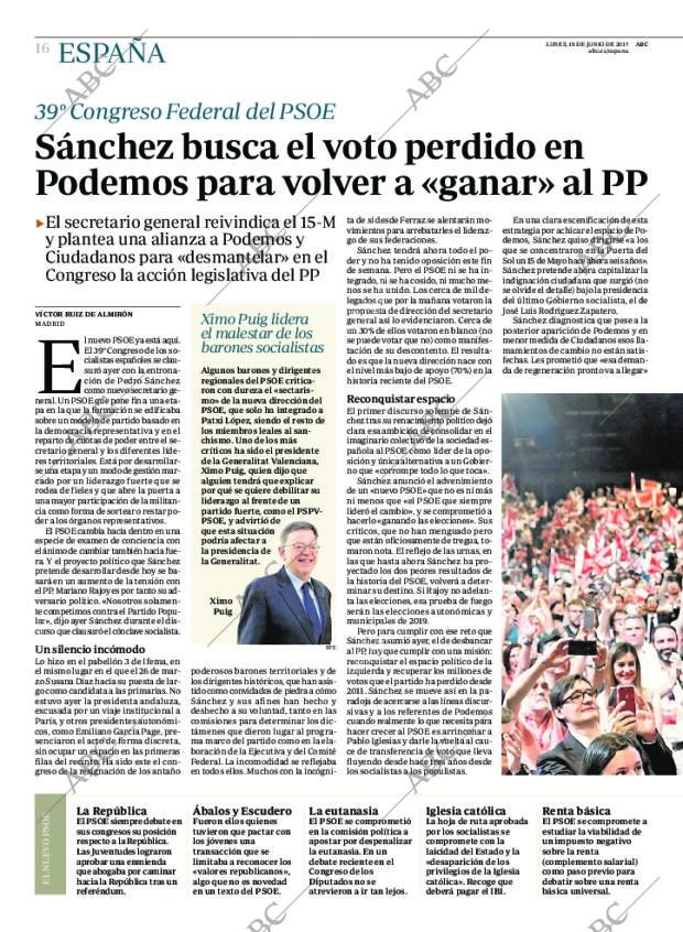 ABC MADRID 19-06-2017 página 16