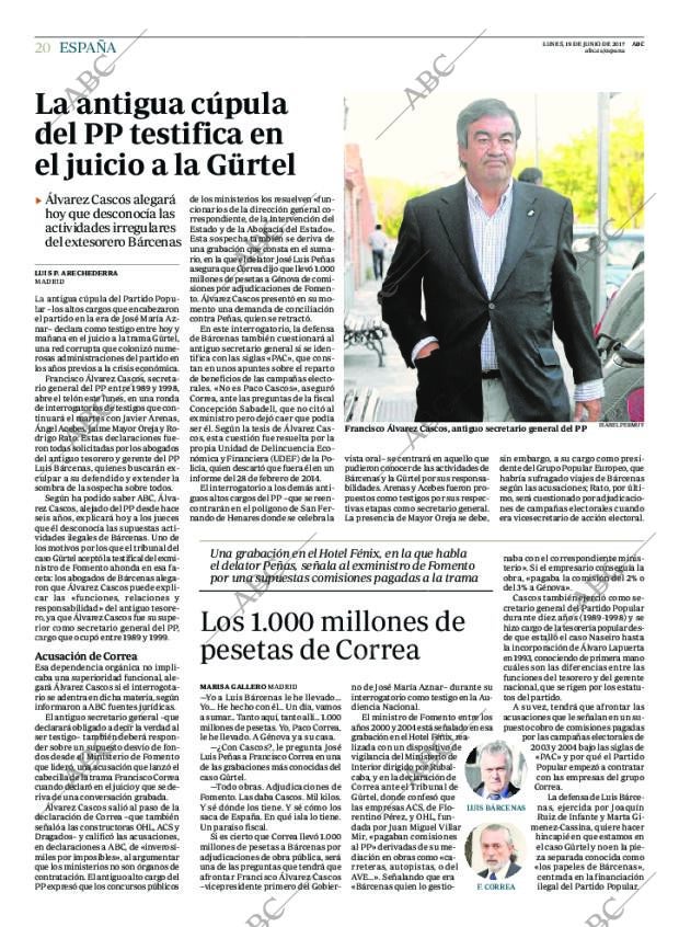 ABC MADRID 19-06-2017 página 20