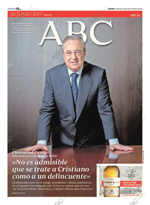 ABC MADRID 20-06-2017 página 1