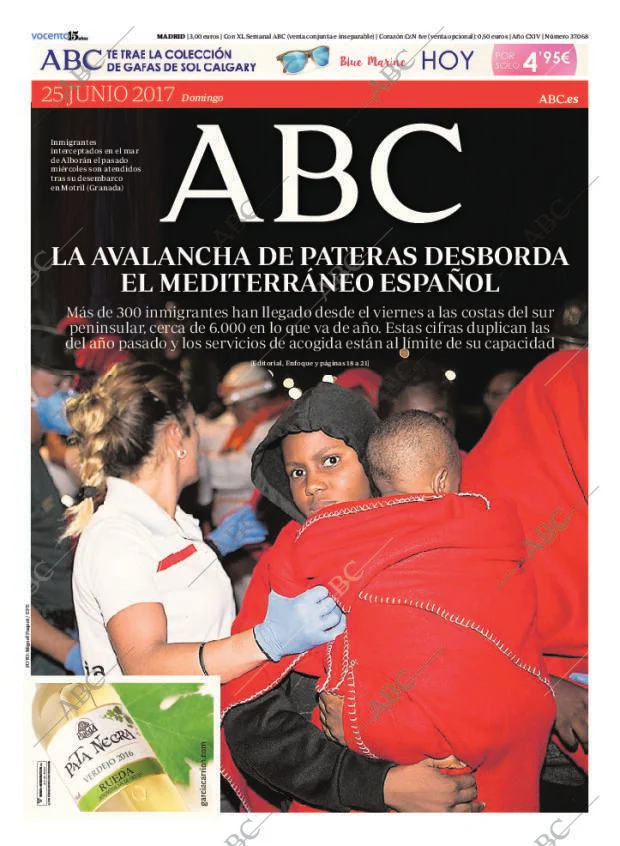 ABC MADRID 25-06-2017 página 1