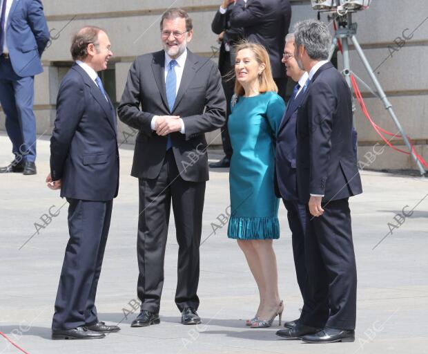 Acto solemne de Legislatura en el Congreso de los Diputados, presidido por...