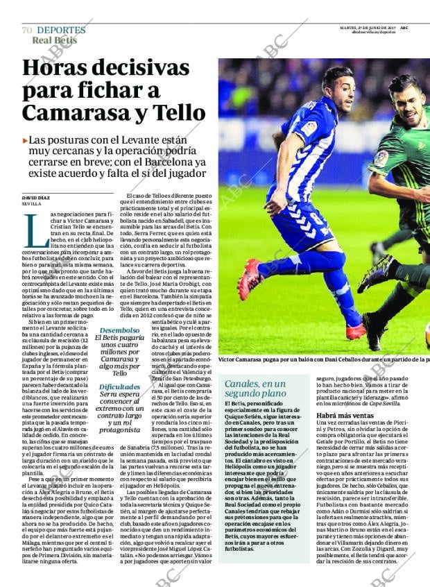 ABC SEVILLA 27-06-2017 página 70