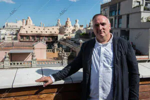 Entrevista al chef José Andrés en el hotel Omm de Barcelona