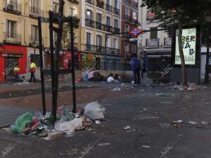 Aspecto de las calles tras el desfile del World Pride 2017