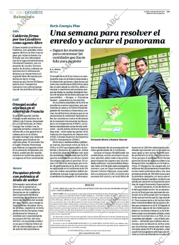 ABC SEVILLA 03-07-2017 página 50