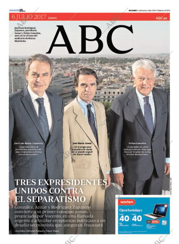 ABC MADRID 06-07-2017 página 1