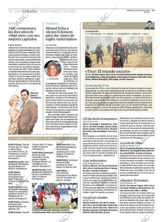 ABC MADRID 19-07-2017 página 70