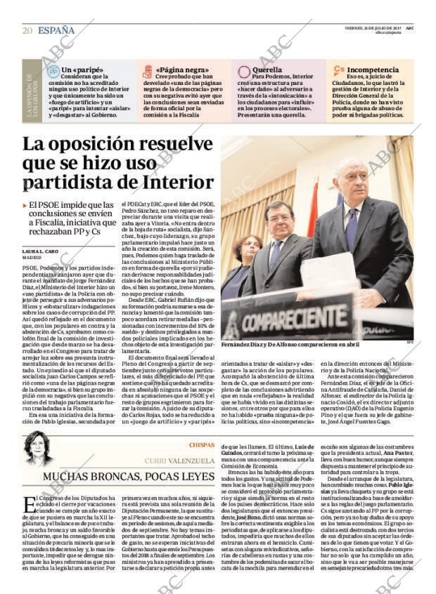 ABC MADRID 21-07-2017 página 20