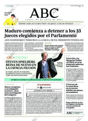 ABC MADRID 24-07-2017 página 2