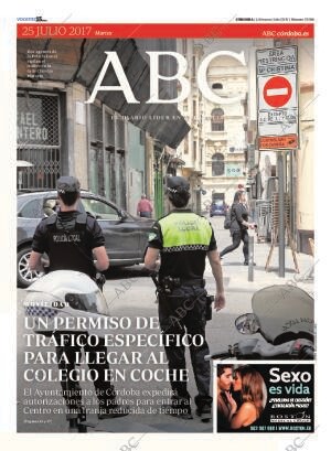 ABC CORDOBA 25-07-2017 página 1