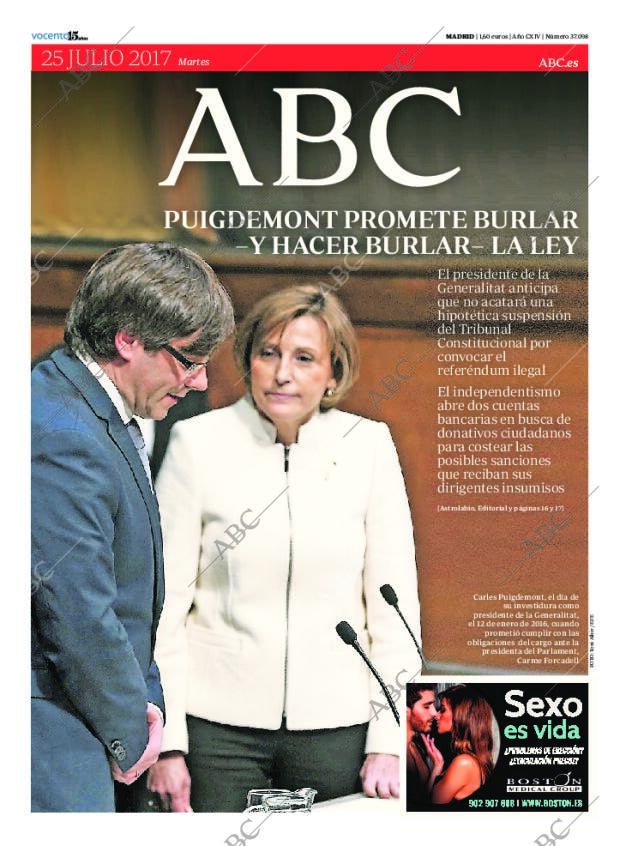 ABC MADRID 25-07-2017 página 1