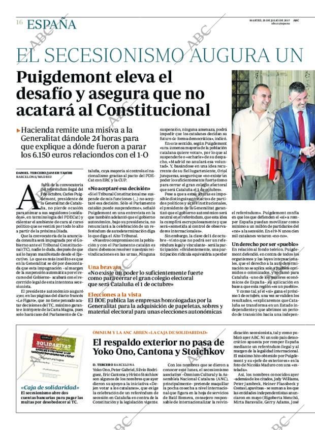 ABC MADRID 25-07-2017 página 16