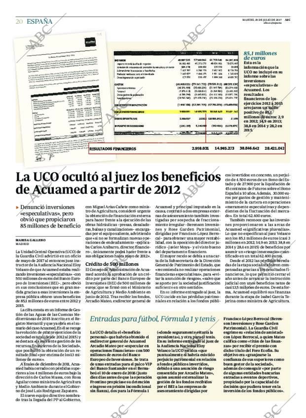 ABC MADRID 25-07-2017 página 20