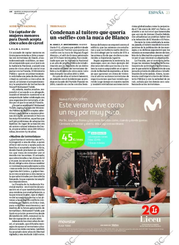 ABC MADRID 25-07-2017 página 23