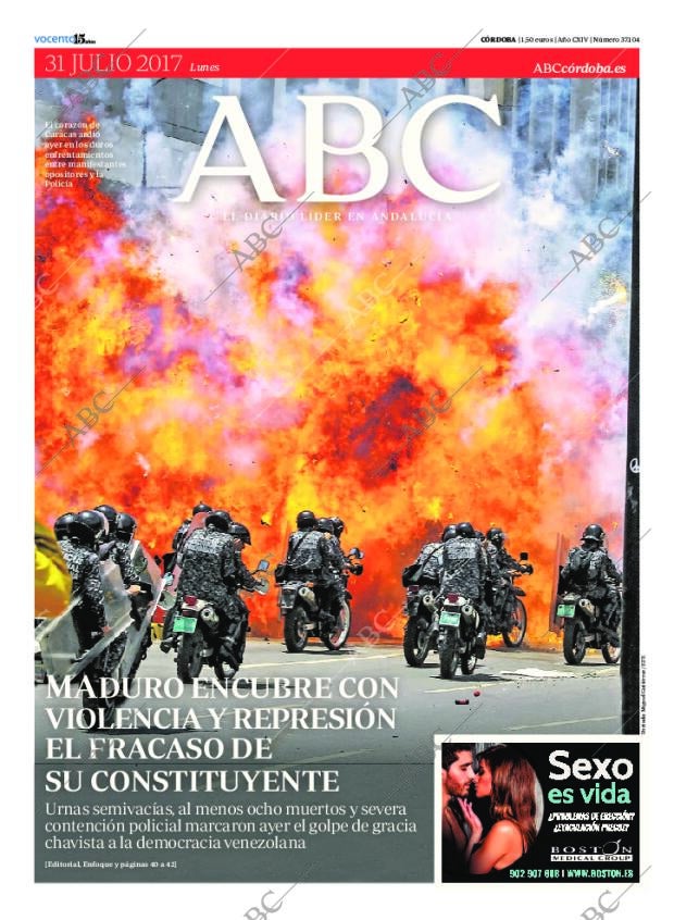 ABC CORDOBA 31-07-2017 página 1