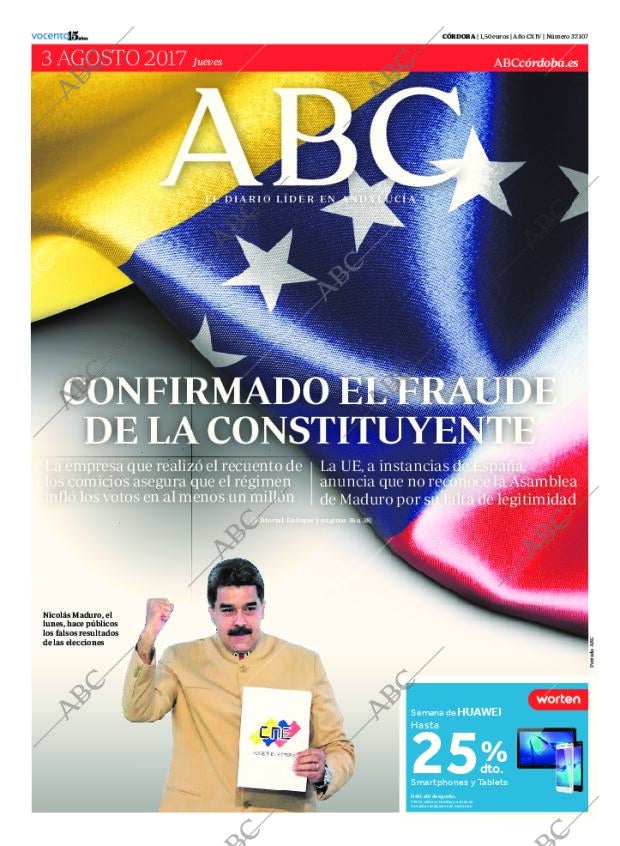 ABC CORDOBA 03-08-2017 página 1