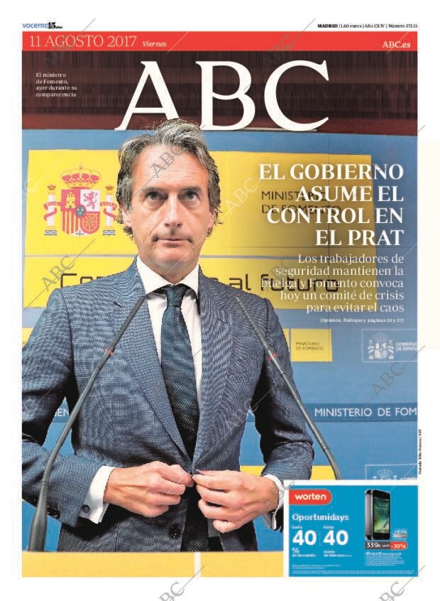 ABC MADRID 11-08-2017 página 1