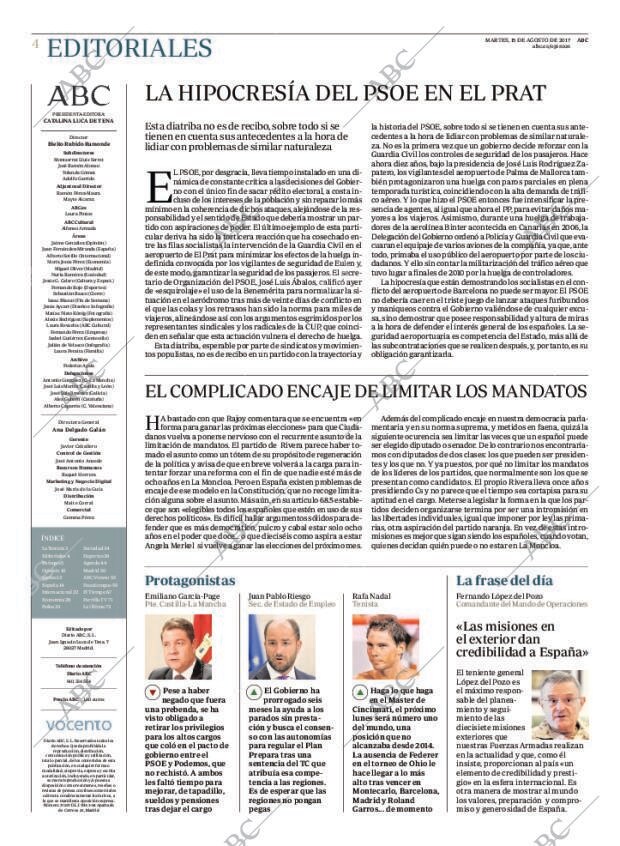 ABC MADRID 15-08-2017 página 4