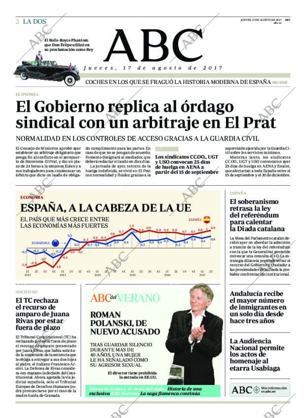 ABC MADRID 17-08-2017 página 2