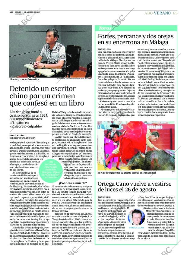 ABC MADRID 17-08-2017 página 65