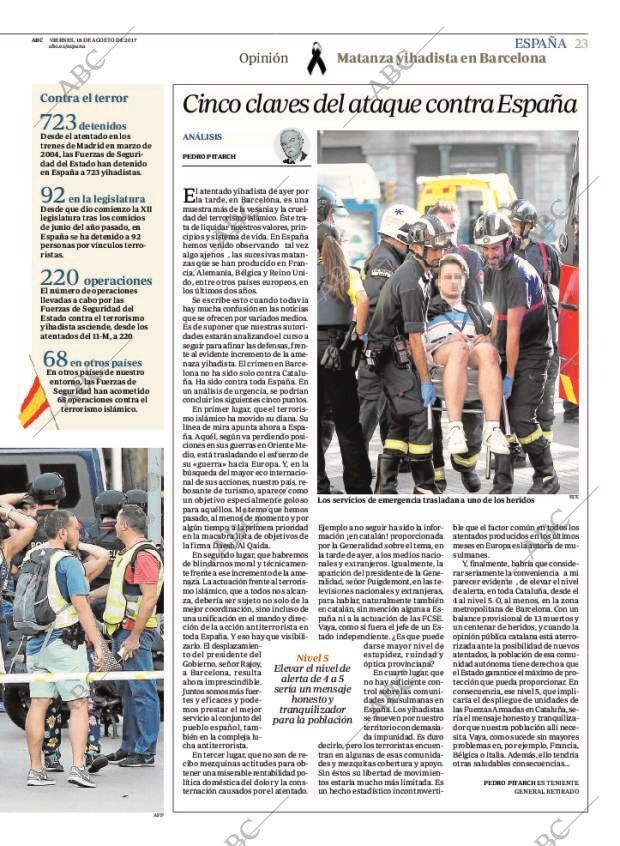 ABC MADRID 18-08-2017 página 23