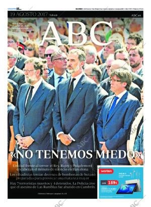 ABC MADRID 19-08-2017 página 1