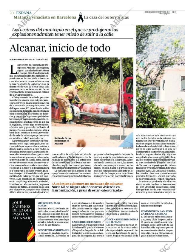 ABC MADRID 19-08-2017 página 20