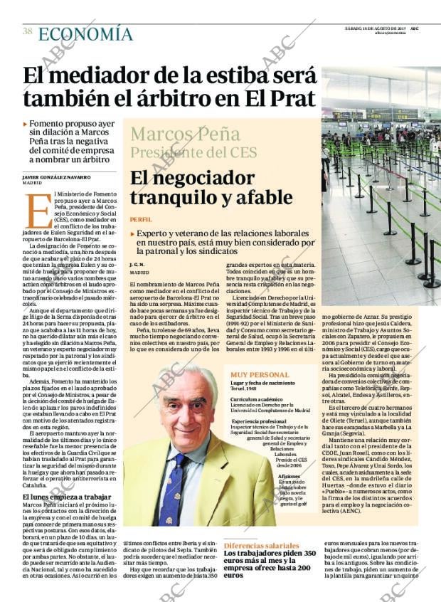 ABC MADRID 19-08-2017 página 38